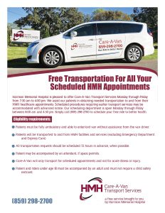 Care-A-Van Flyer